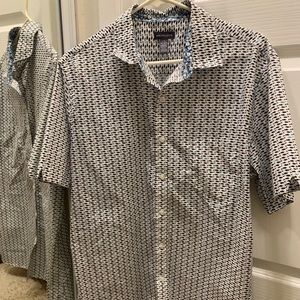 Shark button down polo gently worn